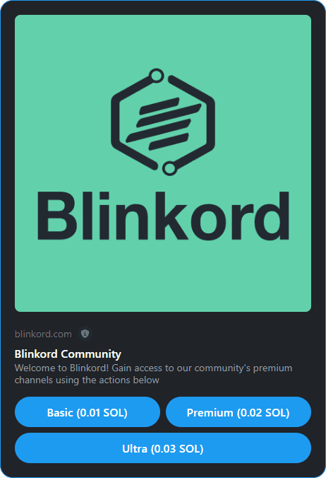 Blinkord Community